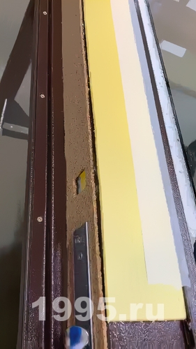 Утепление в замковой части