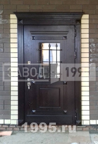 Массив с ковкой и стеклом Массив с ковкой и стеклом