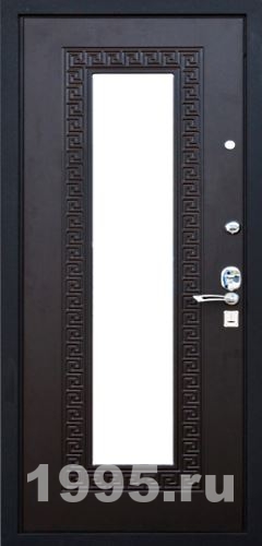 Квартирные металлические двери с зеркалом № 9 Квартирные металлические двери с зеркалом № 9