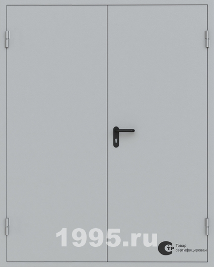 Глухая входная противопожарная дверь