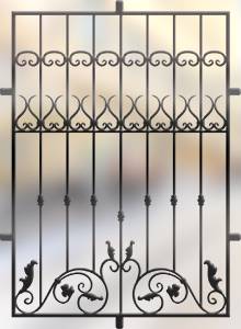 Сварная решетка на окно &laquo;Эклектика&raquo;