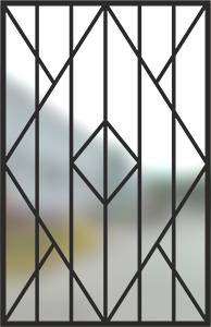 Сварная решетка на окно № 23 Сварная решетка на окно № 23