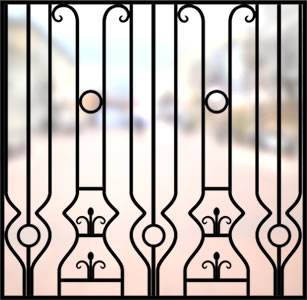 Сварная решетка на окно &laquo;Марсель&raquo;