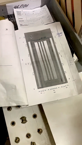 Схема двери